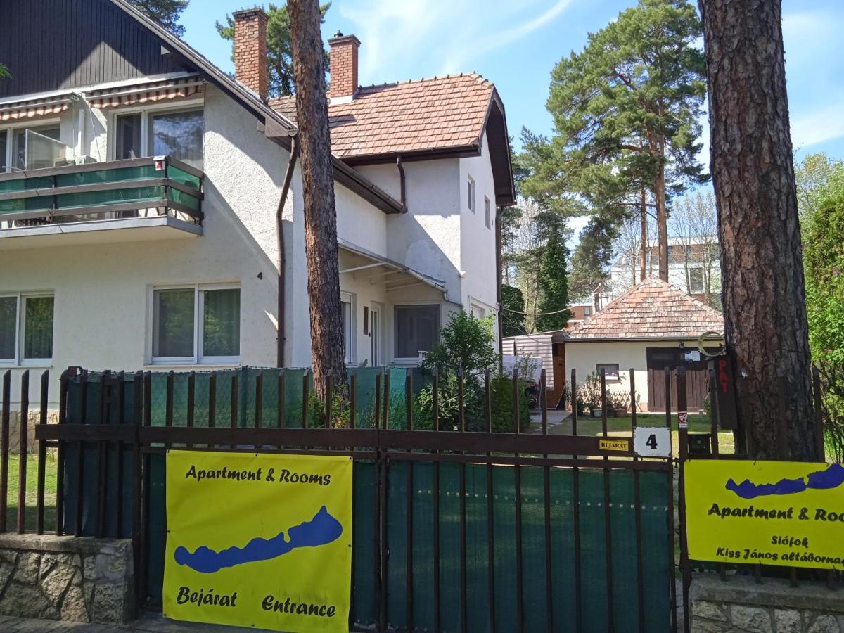 Balaton-Lak Apartmanház Siófok Esterno foto